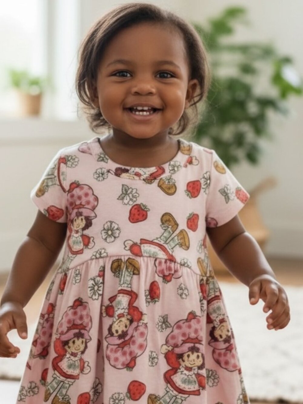 Strawberry Shortcake Baby Dress – Size 12M
